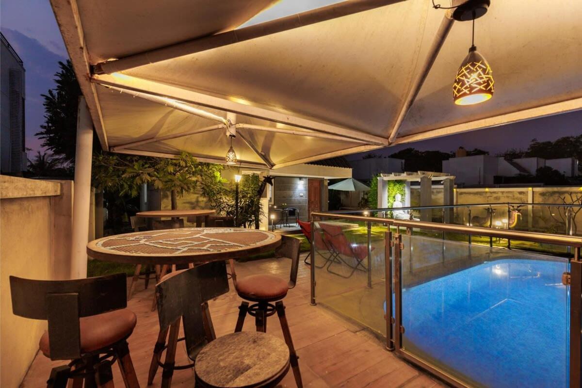 Blue Nest By Stayjadeparty Villalawn Hosūr Exterior foto
